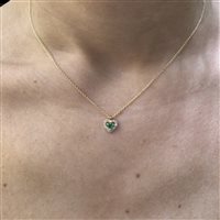 Collier Crivelli Femme in Or jaune Smeraldo 0.10 Ct 370-XN4631 - 370-XN4631
